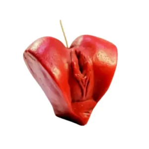 Lighting A Red Vagina Candle